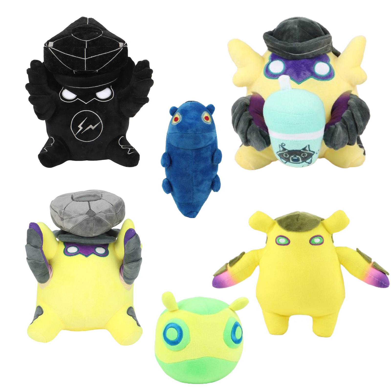 in stock Cross-border New VALORANT Fearless Contract Gekko Game Peripheral Plush Doll Cartoon Doll