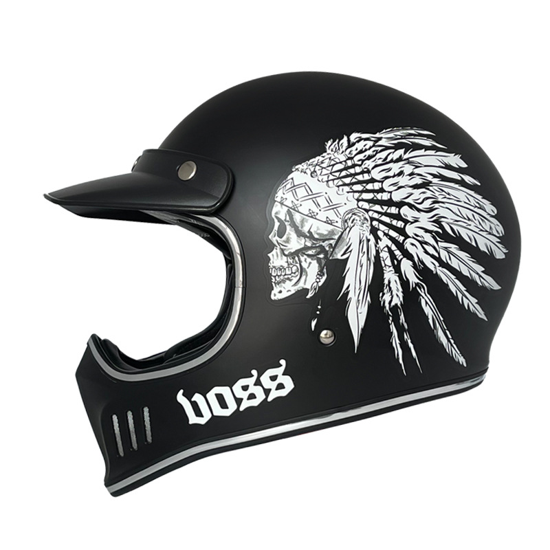 Vossレトロ全ヘルメット四季ハーレー機関車ヘルメット