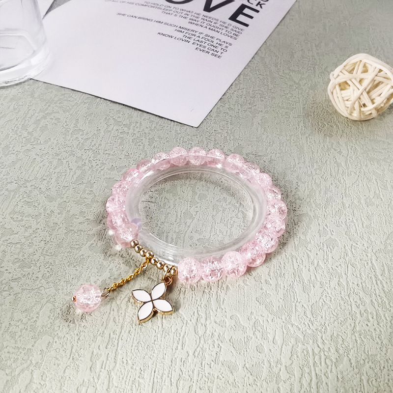 Cartoon Style Geometric Artificial Crystal Beaded Kidu0027S Bracelets