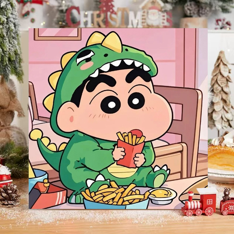 现货批发数字油画diy填色儿童简约手绘涂鸦新中式摆摊丙烯油画|undefined