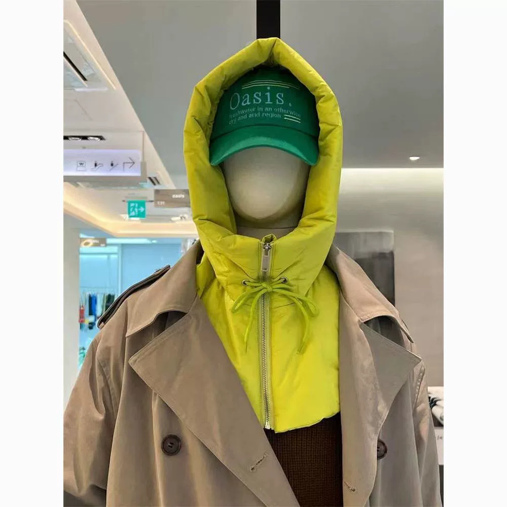 2024 Осень и зима Дизайнер из хлопка с капюшоном поддельный воротник стильный простой и удобный теплый ветер и холодные шляпы для мужчин и женщин