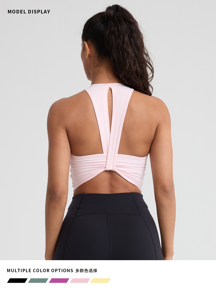 LimeDeer Sports Bra Open Back / Tank Top / Yoga - Image 3