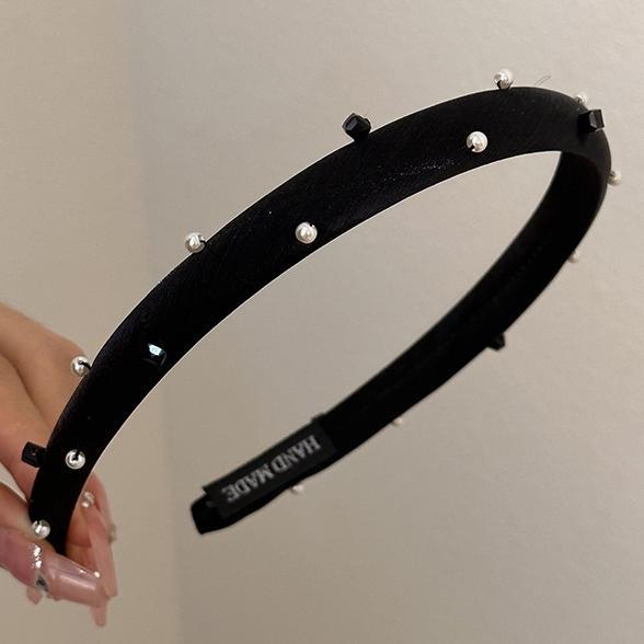 Alta calidad, lujo ligero, pequeña esponja fresca, diadema de color fino, venta al por mayor para mujer, paquete de pelo superior de cráneo alto, horquilla de lavado de cara de verano