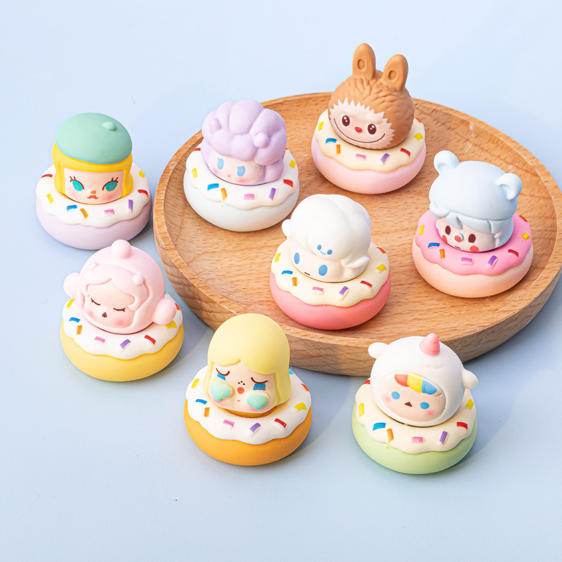 バブルドーナツかわいい diy アクセサリー携帯電話チェーンアクセサリーミニチュア食品おもちゃペンダント立体樹脂装飾品卸売|undefined