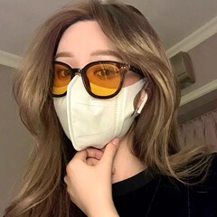 Ins紅書網紅同型サングラス女性高級感ファッション韓版潮黄色サングラスすっぴん街拍