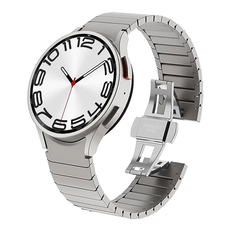 Samsung, crooked metal watch strap stainless steel