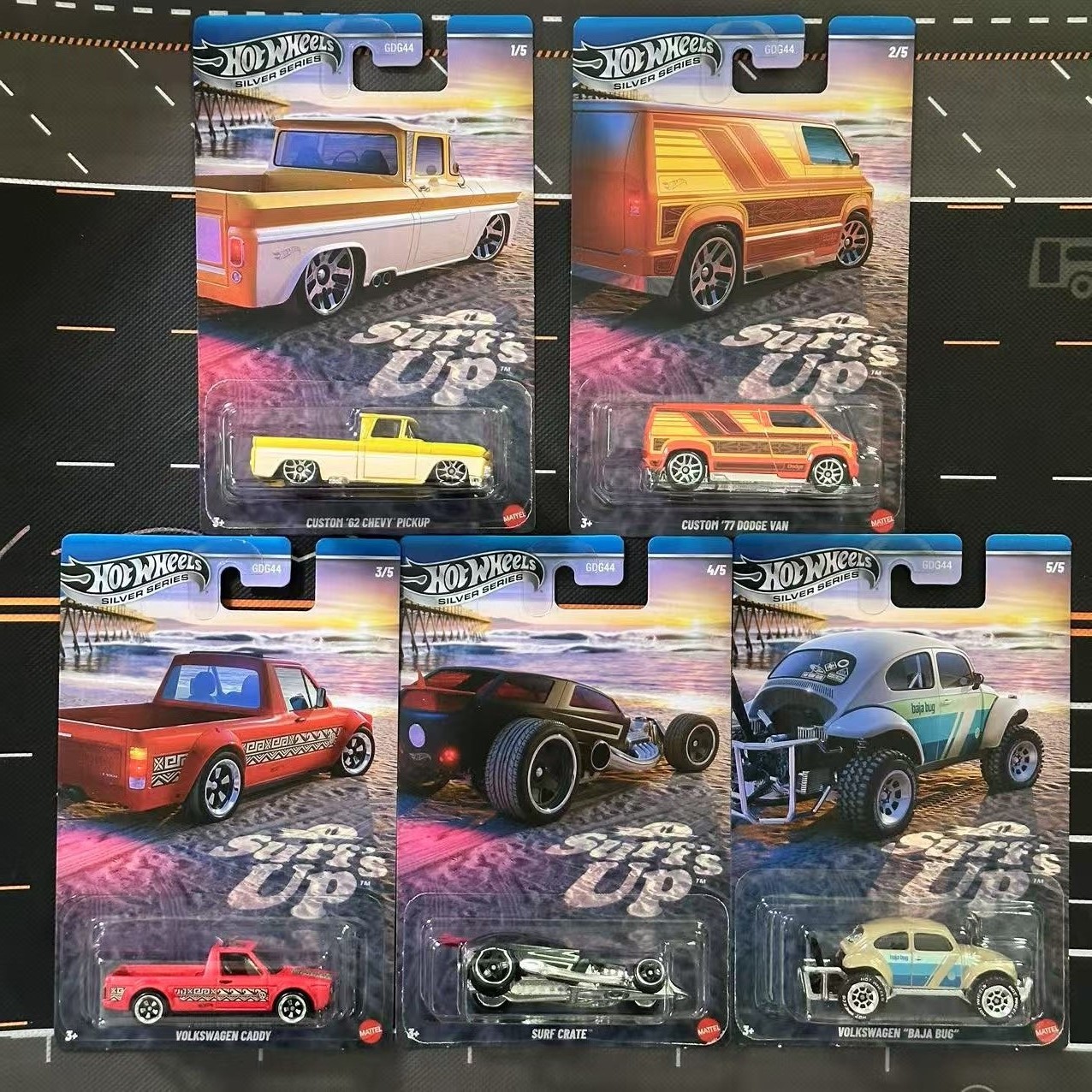 Gdg44 surfing set of five