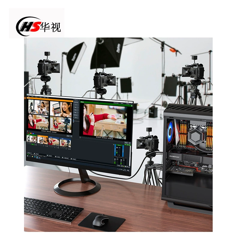 4 дорожный SDI/HDMI карта камера камера SLR камера E-коммерция прямой эфир видео режиссера записи