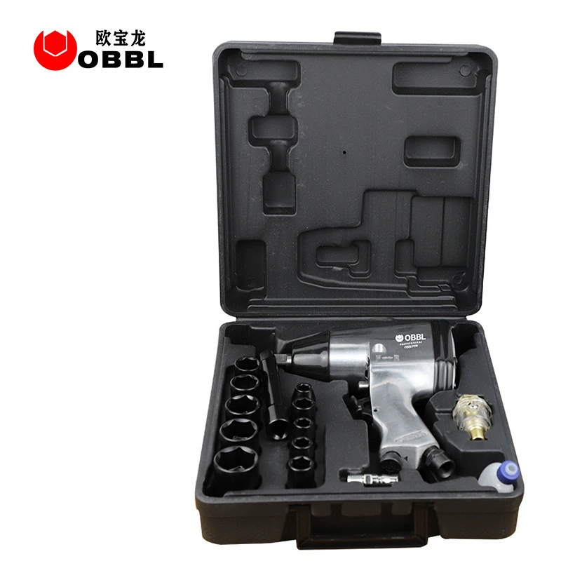 Малый пневматический пистолет пневматический инструмент гаечный ключ большой крутящий момент Авто Ремонт одиночный молоток пневматический пистолет гаечный ключ OBBL Opal 7295 комплектов