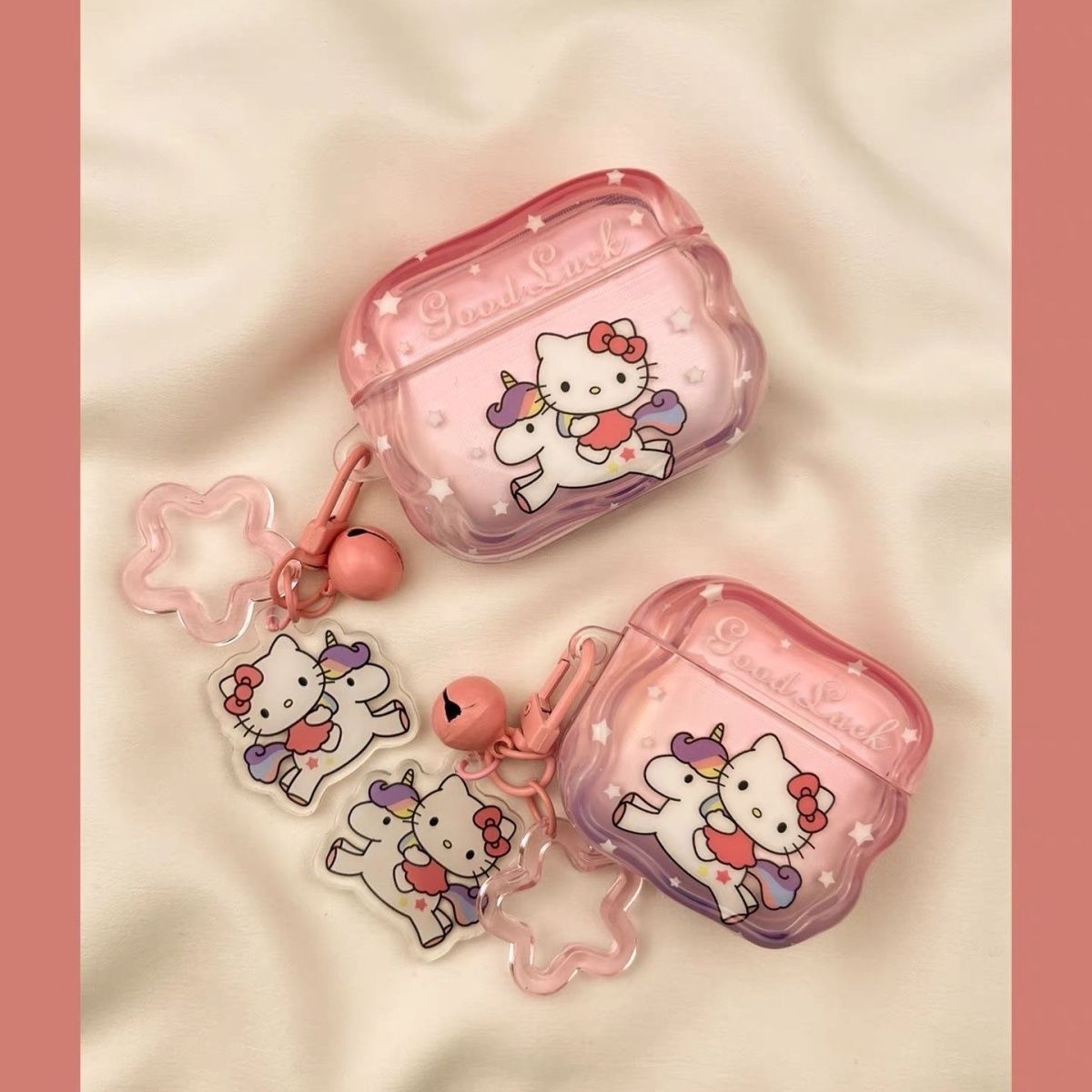 unicornio kitty para airpods 4 generación 5 generación estuche de auriculares airpodspro3 estuche de protección bluetooth Apple