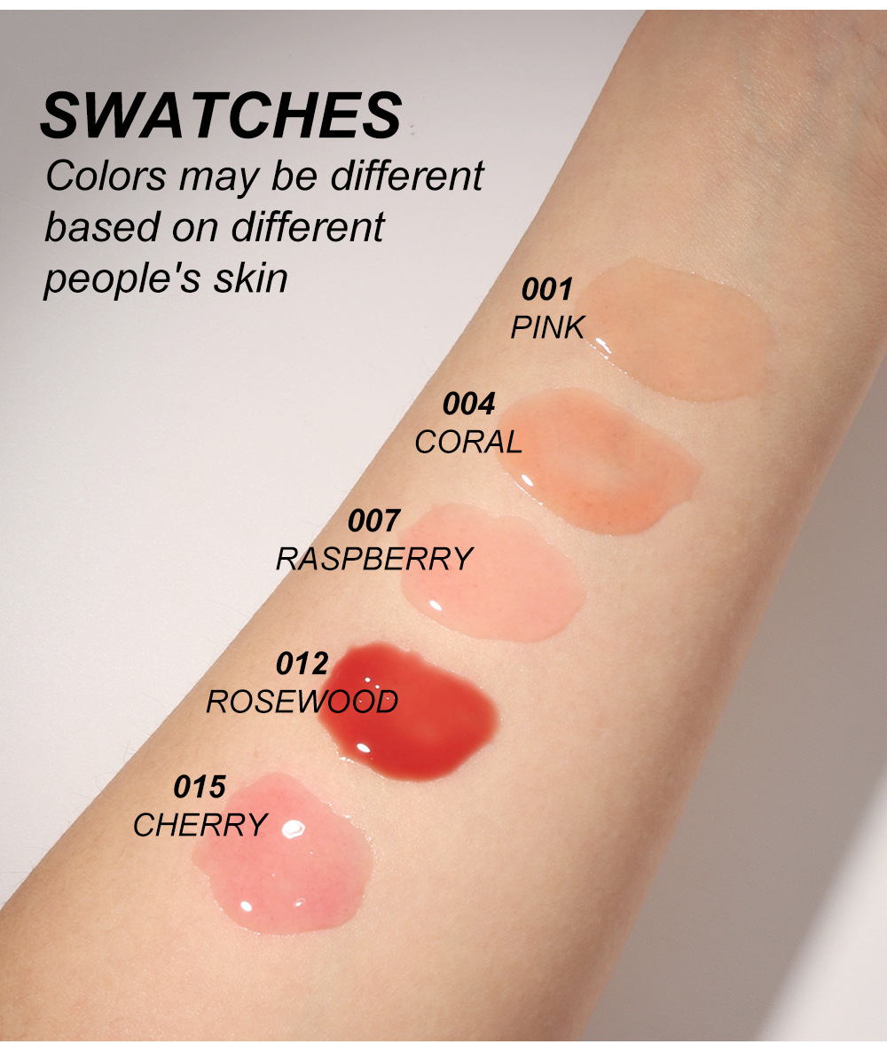 YOUNG VISION Lip Oil is available in 5 colors: Dudu Lip Gloss, Water Mist Lip Lotion and Lip Moisturizer Item Picture