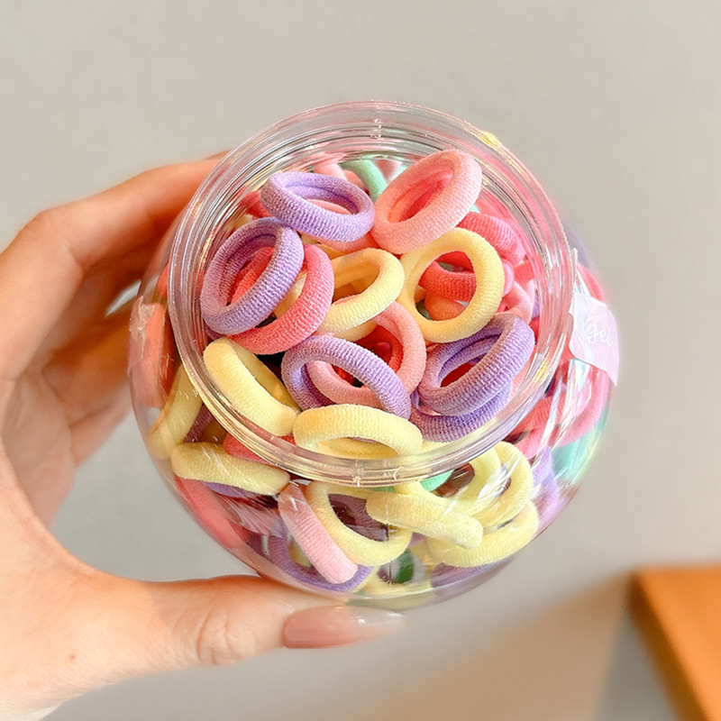 Pequeña banda de goma disponible negra para las mujeres, alta banda de goma elástico y durable, Banda del pelo, Banda del pelo para las muchachas