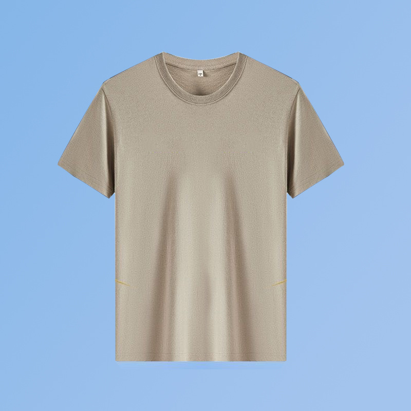 Camiseta de manga corta de verano para hombre camisa de fondo SLIM-Fit camiseta de media manga de moda cuello redondo Camiseta impresa Top ropa puesto suministro