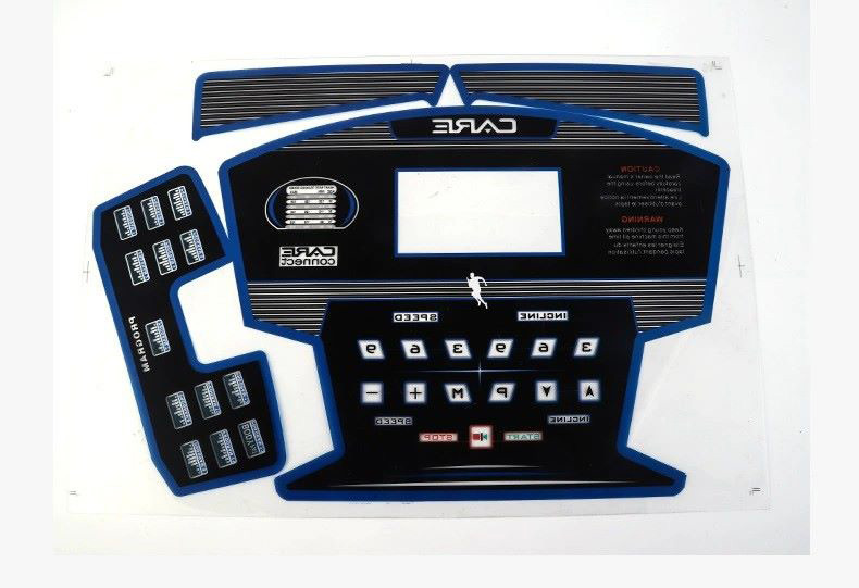 厂家直供丝印 磨砂PVC面板PET标牌PC按键凹凸鼓泡面贴