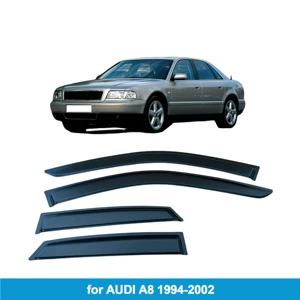 Suitable for Audi A8 D2 Sedan 94-02 Swb Rain Shield Side Window Deflector Rain Eyebrow Thickened Version