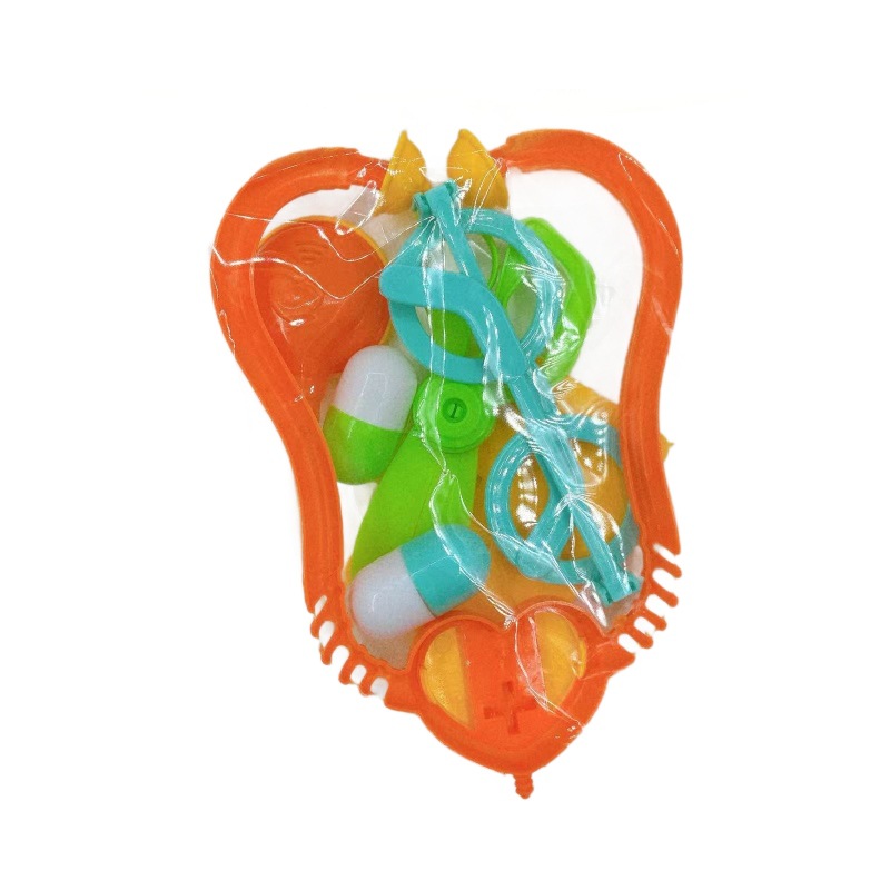 Estetoscopio de bolsas de juguetes familiares, juguetes médicos, juguetes para niños, DIY, estandetes de 2 yuanes al por mayor