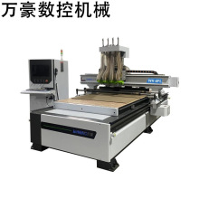 WK-6PL 双压辊 重型四工序开料机 CNC木工铣床 源头厂家直售