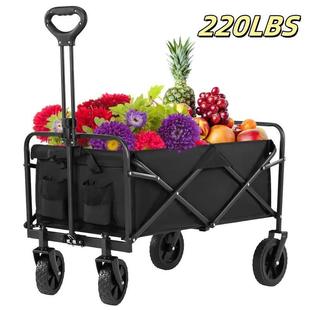 2025 New Cross-Border Dropshipping Folding Multi-Functional Garden Cart (Outdoor Cross-Border