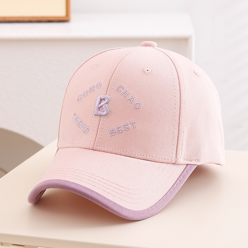 Gorra de béisbol para niños Primavera y otoño 2025 nuevo sombrero de todo fósforo para niños letras bordadas de algodón puro calle sombrero de todo fósforo hombre