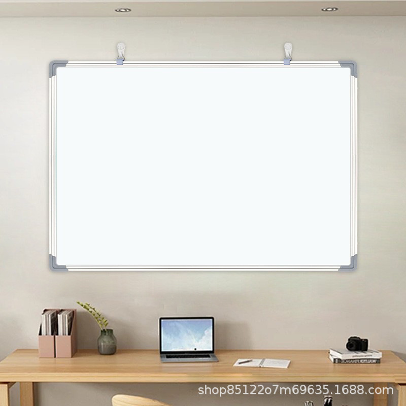 Pizarra de pizarra de doble cara colgante, pizarra pequeña, pizarra de enseñanza en el hogar, pizarra de escritura borrable, adhesivos magnéticos de una y dos caras