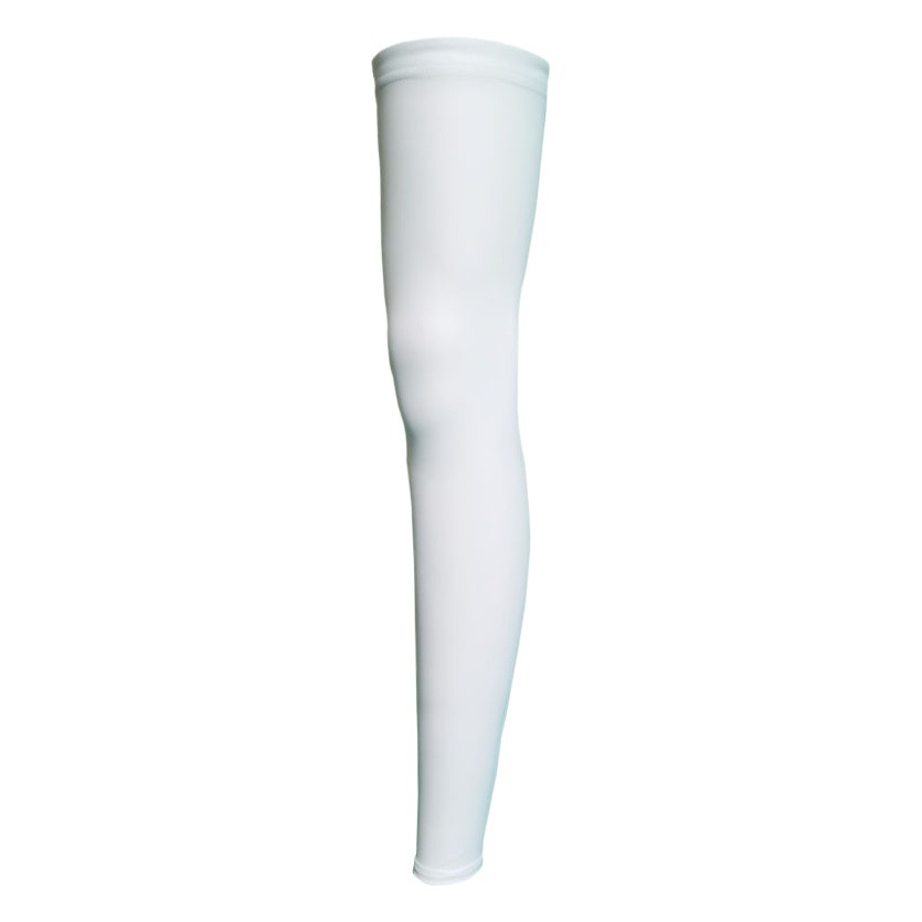 Manufacturer Supplies Summer Ice Silk Cycling Sun Protection Leg Sleeves Made of Spandex, Available in Stock, High-Elastic Fabric, High-Elastic Sun Protection