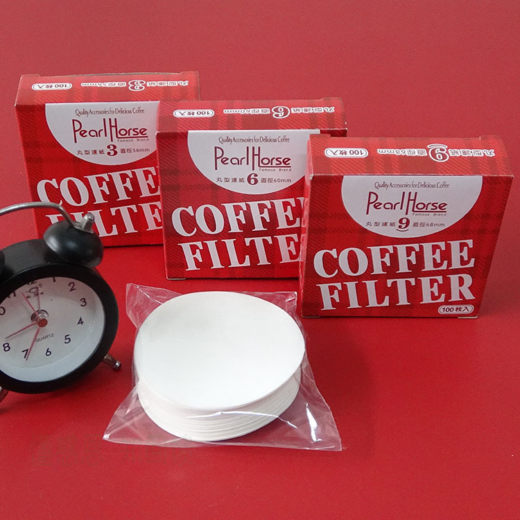 100枚咖啡滤纸60越南滴滴壶冰滴好爱乐压摩卡369手冲壶64mm过滤纸