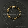 Tiger eye-four bead cross