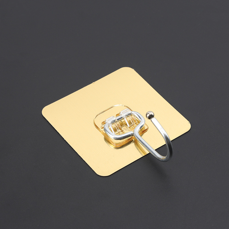 Brushed gold heavy-duty hook