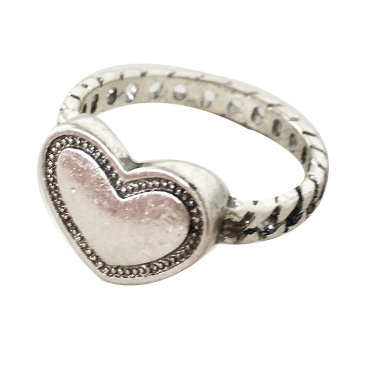 Fashion Heart-shape Alloy Ring Wholesale display picture 2