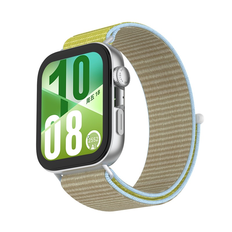Huawei fit4pro 時計ストラップ HUAWEI fit4/3 メタルヘッド一体型ナイロンループストラップに適しています。|undefined