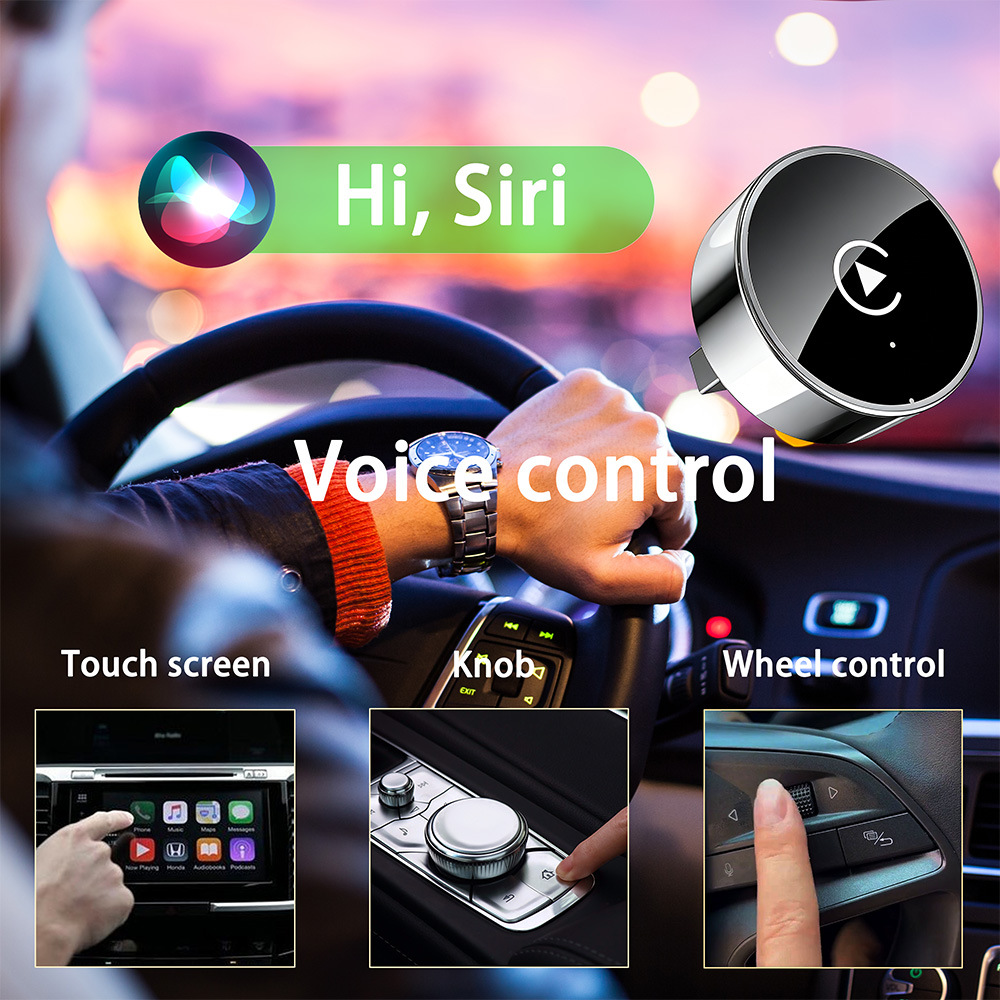2026 New Cross-Border Wireless Carplay Android Auto Car Navigation Wired to Wireless Car Box