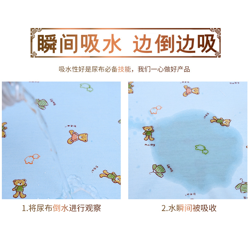 赤ちゃんのおむつの純綿は大きい中間子の戒子を洗うことができます。