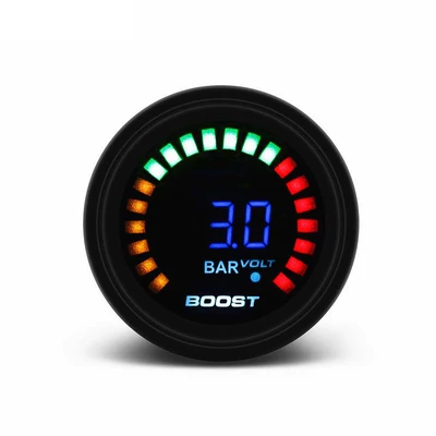 Origin supply new car modification speed water temperature monitoring voltage booster strap sensor (automobile instrument) - 6231-supercharged-meter-bar