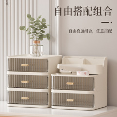 Desktop storage box dormitory bedroom office desk sundries storage rack locker drawer type stationery organizer