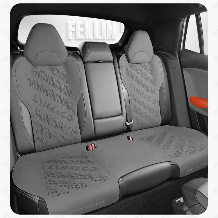26 models of Lynk & Co 06 car-specific seat cushions, suede saddle cushion seat covers, semi-enclosed breathable car seat covers