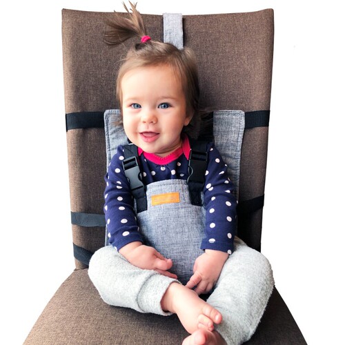 Adjustable child seat safety belt dining chair back strap anti-fall strap anti-fall baby safety belt