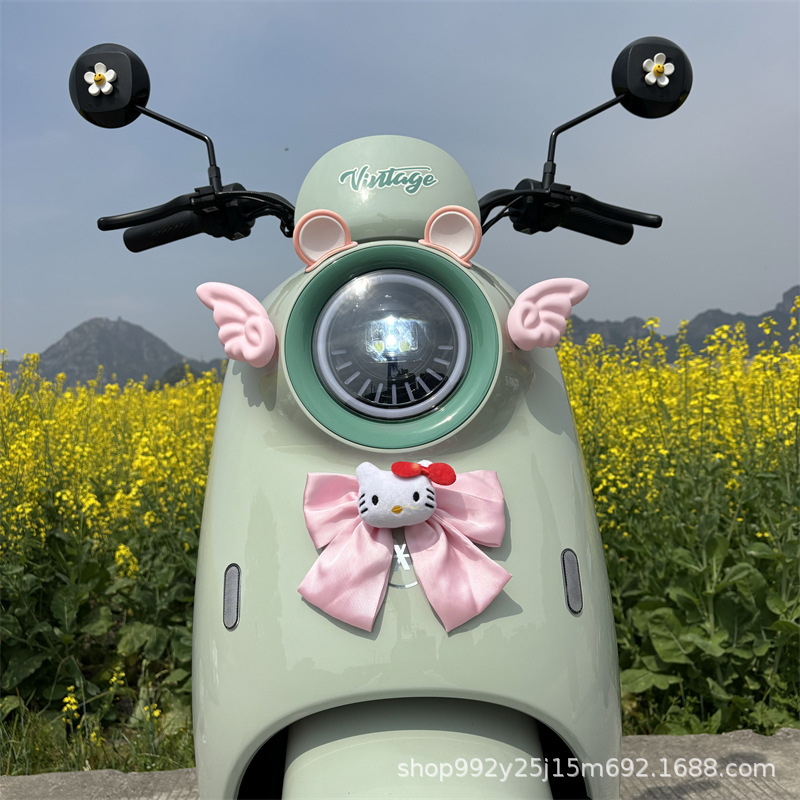 Tailg Accessories Electric Vehicle Decoration Accessories 2025 Niu Electric Car Modification Helmet Stickers Emma Metaverse