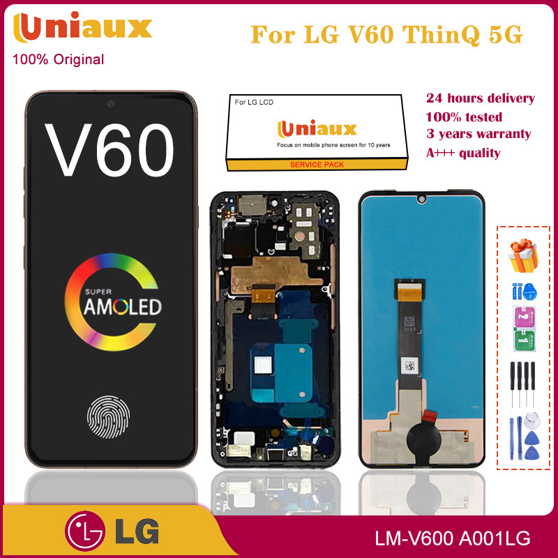 Suitable for Lg V60 Thinq 5g Mobile Phone Screen Assembly Oled Original Lcd Display Integrated Internal and External Screen Suitable for Lg V60 Thinq 5g Mobile Phone Screen Assembly Oled Original Lcd Display Integrated Internal and External Screen