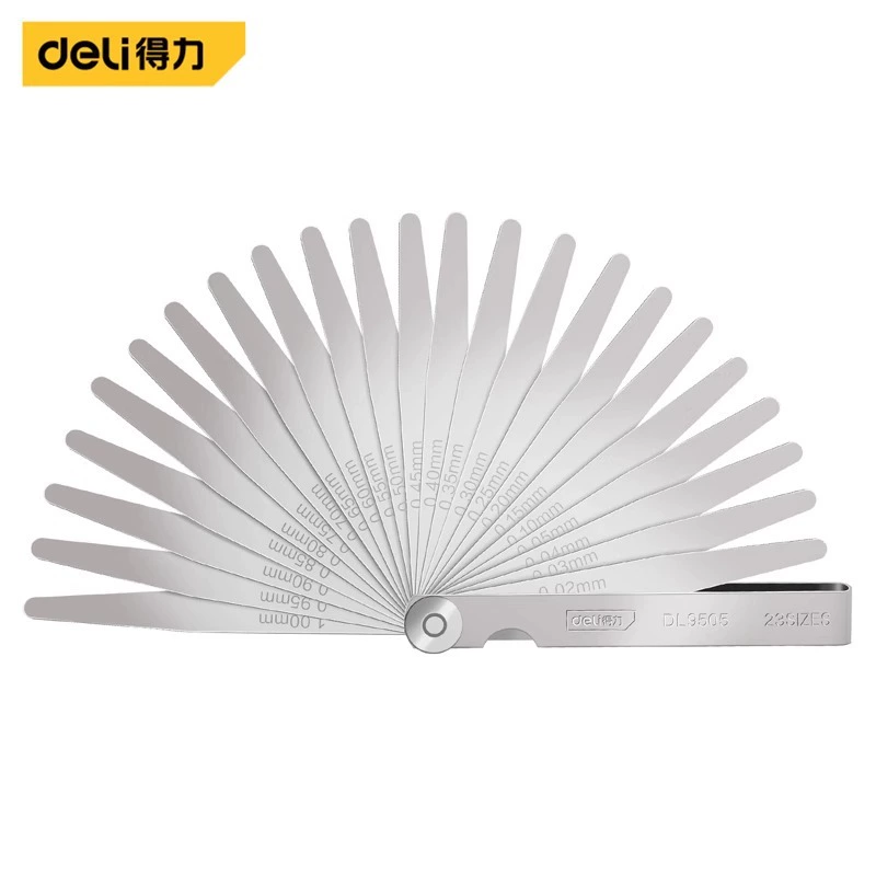 Мощный инструмент DL9505 щуп 100Lx0,02-1,00 мм_23 предмета набор толщиномеров набор щупов