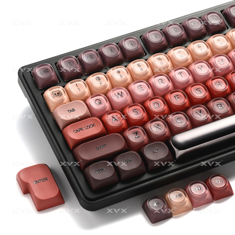 Xvx Lipstick Keycap Hoa Jelly Fog Translucent Metal Texture Mechanical Keyboard Cap Customized Cute and Rounded Stylish Xvx Lipstick Keycap Hoa Jelly Fog Translucent Metal Texture Mechanical Keyboard Cap Customized Cute and Rounded Stylish