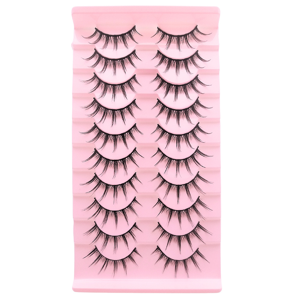 Cómics ojos pestañas 009 fábrica al por mayor europeas y americanas pestañas falsas densas fotografías gigantes pestañas diabólicas cos diez pares
