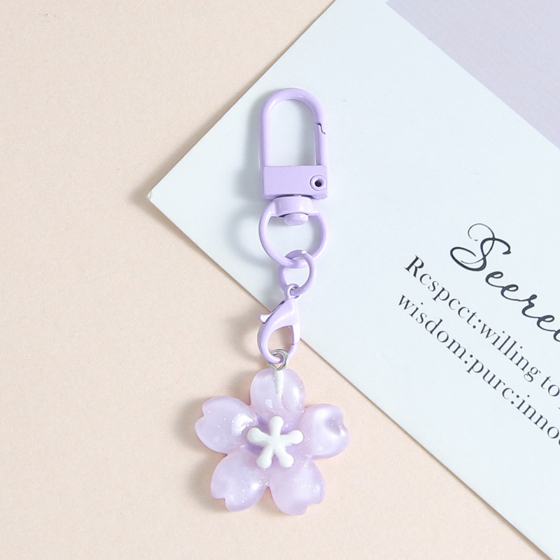 [สีม่วง] ดอกซากุระหัวเข็มขัดประตูหัวเข็มขัดกุ้งมังกรขนาดเล็ก