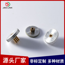 高精密耐磨行星直齿轮小模数  轴承套筒紧固件偏心轴轨非标定制