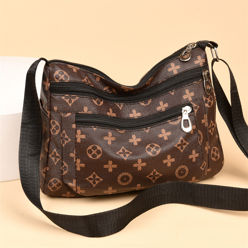2024 New Multi-Layered Soft Leather Shoulder Crossbody Bag Mother-In-Law Bag Crossbody Bag Versatile and Elegant Middle-Aged Women's Bag Mother Bag 2024 New Multi-Layered Soft Leather Shoulder Crossbody Bag Mother-In-Law Bag Crossbody Bag Versatile and Elegant Middle-Aged Women's Bag Mother Bag