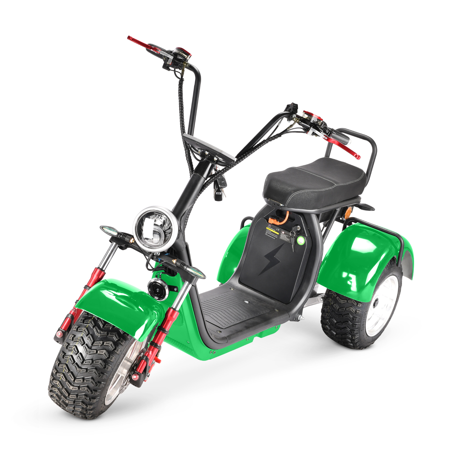 Eec Adult Mobility Scooter Dual-Drive Left and Right Swing Large Seat Cushion Single Bar Three-Wheel Motorcycle Harley Electric Vehicle