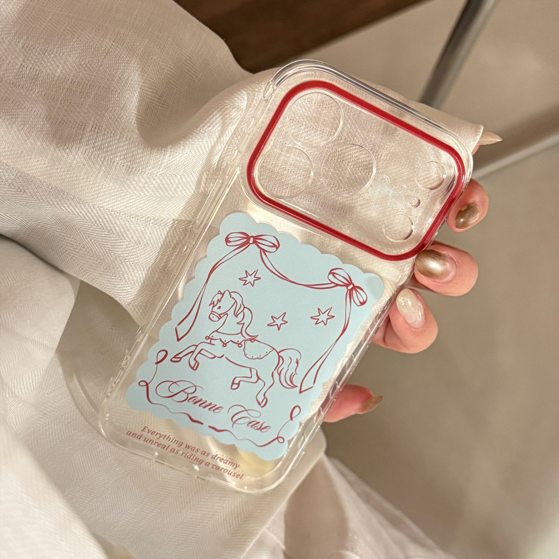Transparent Cartoon Protective Phone Case For Iphone Series_voghion.com