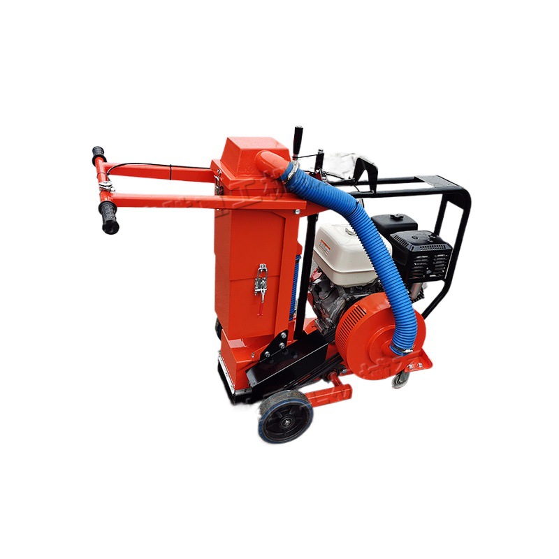Máquina ranuradora reductora de polvo Reparación de pavimento de asfalto Equipo de ranurado de grietas Reverse Pull Walking
