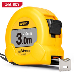 Gete DL280316 steel tape measure, meter stick, combination square, pull tape, carpenter's ruler, retractable tape measure 3m x 16mm steel tape measure