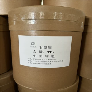 食品级甘氨酸 99% 氨基乙酸 25Kg/包 德力化工