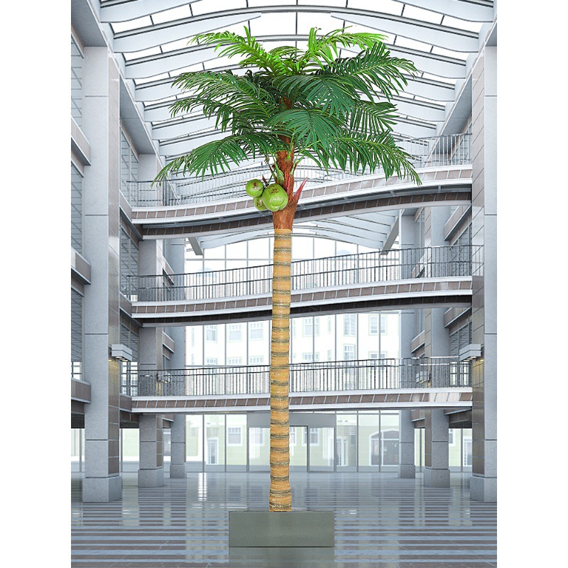 仿真绿植椰子树大型造景植物假树落地盆景芭蕉树盆栽酒店橱窗摆件